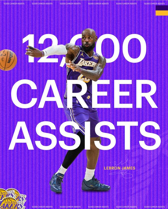 勒布朗詹姆斯砍28+12助创多项历史纪录 湖人双杀